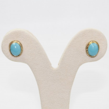 Orecchini con turchese