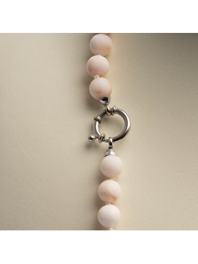 Pink coral necklace