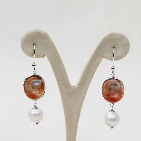 Pearl earrings