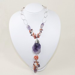 Collana chanel ametista