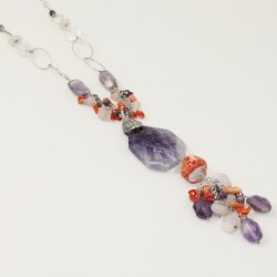 Amethyst chanel necklace