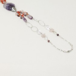 Amethyst chanel necklace