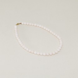 pink coral necklace