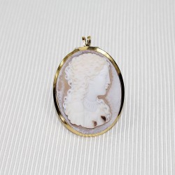 pendente spilla cammeo