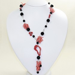 Collana corallo chanel