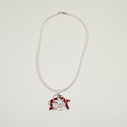 Coral branch pendant