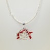 Coral branch pendant