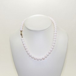pink coral necklace