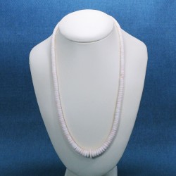 White-rose coral necklace