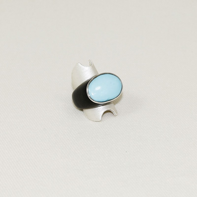 Anello con turchese
