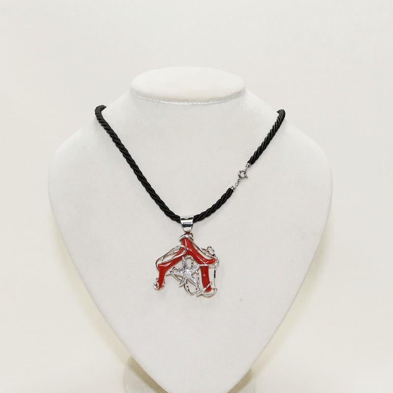 pendant with coral