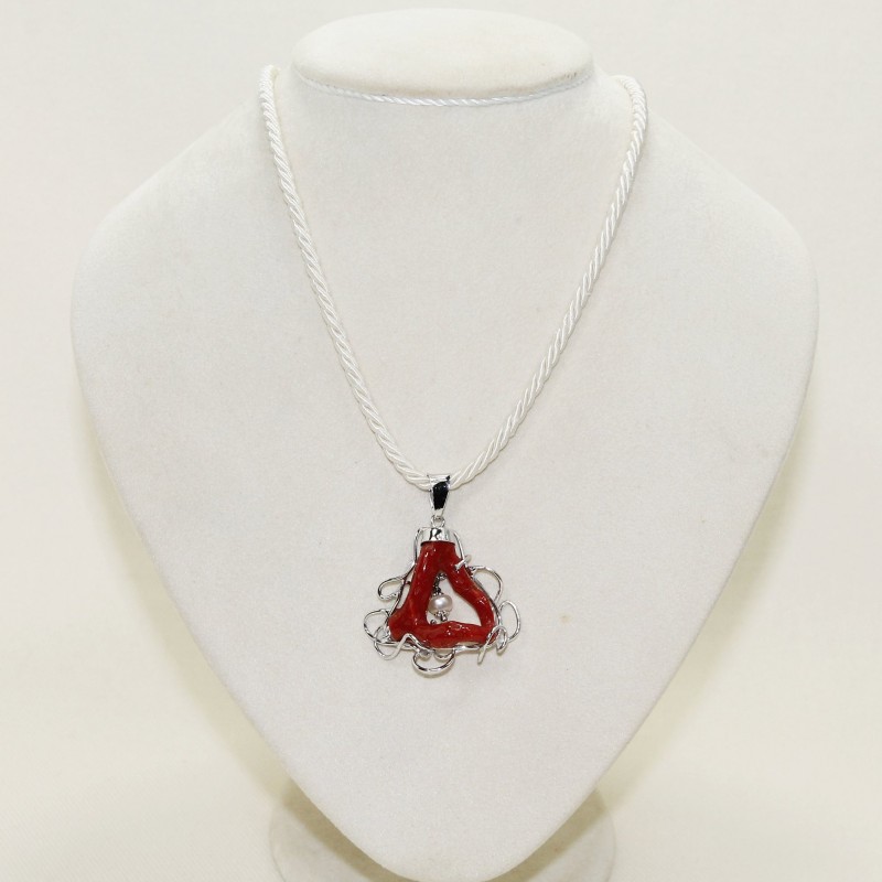 pendant with coral