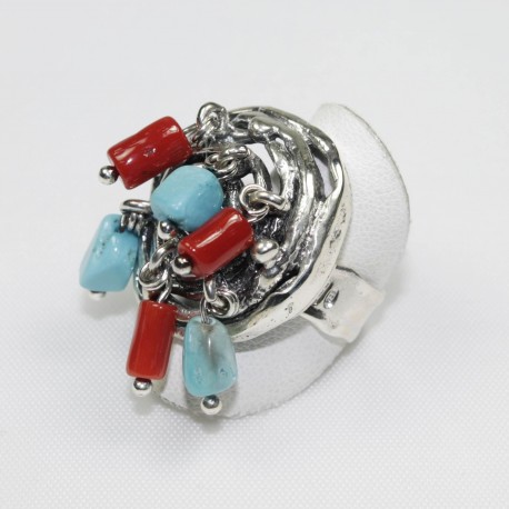 Anello con Corallo