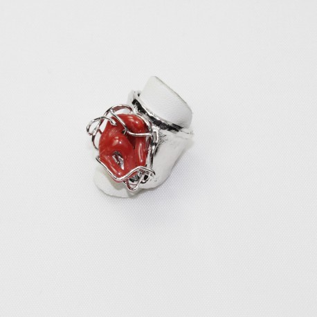 Anello con Corallo